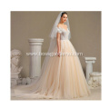 lace embroidery stone decorative backless mermaid bling wedding dresses ball gown for bride